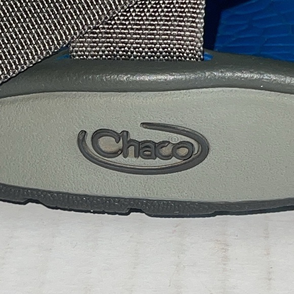 Chaco Blue And Gray Sandals - Picture 6 of 9